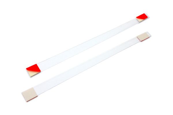 Wobblers ραφιών από πλαστικό, 152 mm, διαφανή, με 2 αυτοκόλλητες επιφάνειες