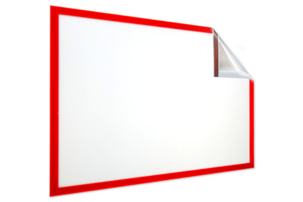 Μαγνητικά πλαίσια πληροφοριών για DIN A4, 229 x 315 mm, κόκκινο