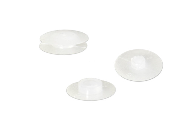 Briefknöpfe transparent