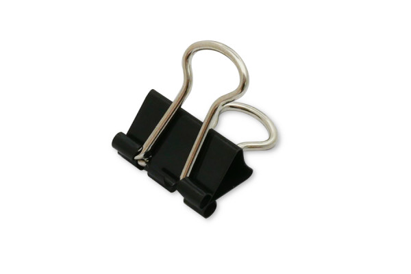 Συνδετήρες Foldback / Συνδετήρες πολλαπλών χρήσεων, πλάτους 15 mm, μαύροι
