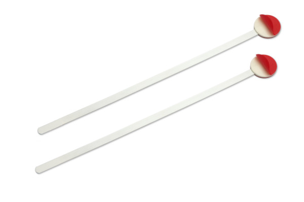 Μεταλλικές ετικέτες Dekolift, πλάτος περίπου 160 mm, με πλαστική επένδυση, με 2 αυτοκόλλητες επιφάνειες