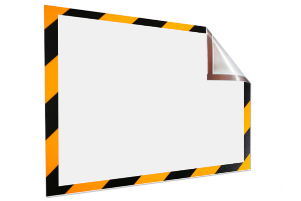 Μαγνητικά πλαίσια πληροφοριών για DIN A4, 229 x 315 mm, μαύρο-κίτρινο